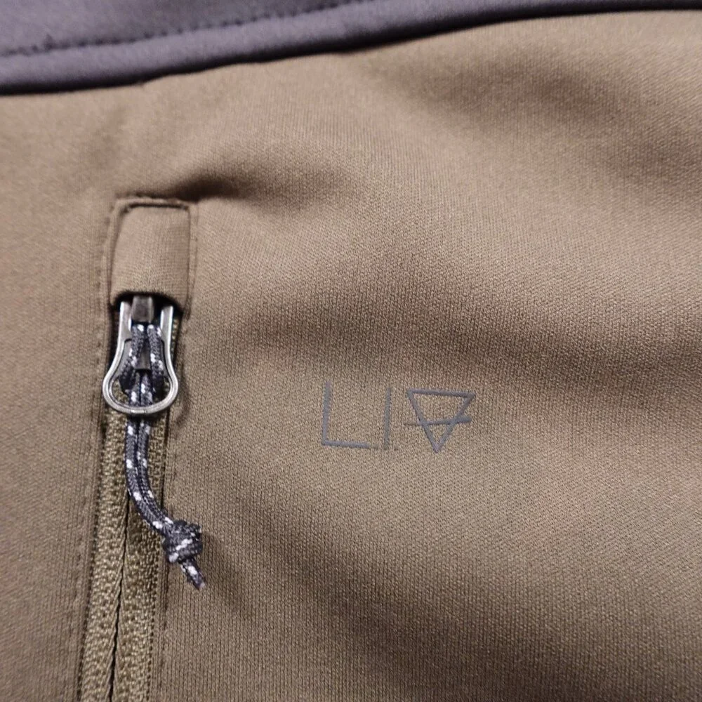 LIV Outdoor Jett Softshell Jacket men's medium‎ taupe gray